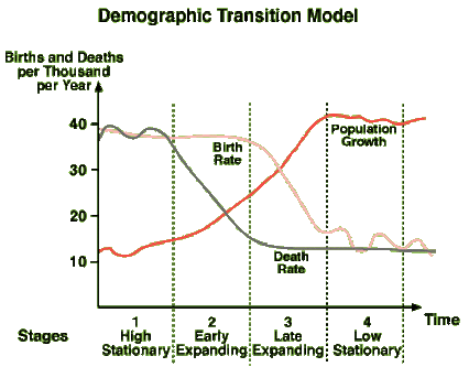 demographic transition model italy